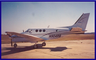 Beechcraft, King Air with new paint