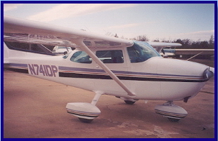 Cessna 182 with new paint